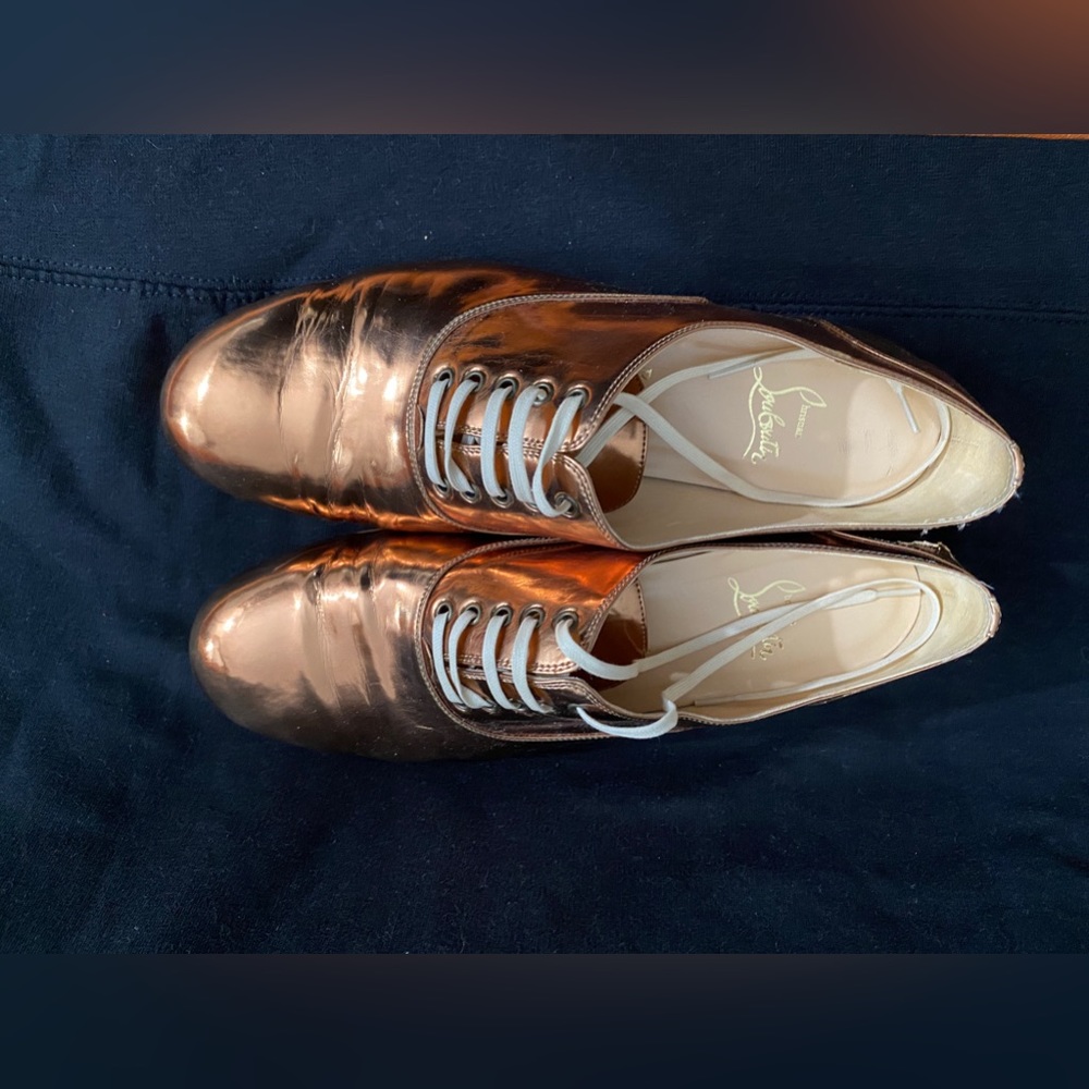Christian Louboutin Fred Flat size 41 (bronze)